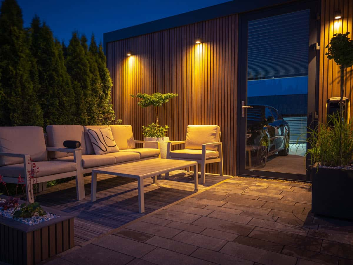 Garden accent and wall lighting adds a wow factor to your outdoor spaces.